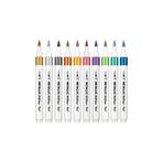 Art & Art Rich Art-X Acrylic Metallic Marker Su Bazlı Yaldızlı Boyama Kalemi 10 Renk Set