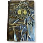 Art By Çetinkaya, Hakiki Deri, El Yapımı, Hayat Ağacı (Yggdrasil) Objeli, Mistik, Vintage, Defter - 16x25 - deri defter