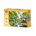 Art Çocuk Pandaların Banyo Keyfi 50 Parça Puzzle