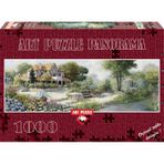 Art English Cottage 1000 Parça Panaroma Puzzle