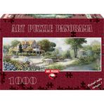 Art English Cottage Panorama 1000 Parça Puzzle