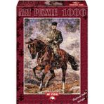 Art Gazi Mustafa Kemal Sakarya İsimli Atıyla Kolaj 1000 Parça Puzzle