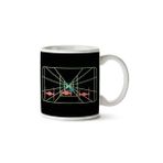 Art Hediye 01 Death Star Trench Targeting Computer Star Wars Iki Tarafı Baskılı Kupa Bardak