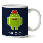 Art Hediye 01 Doctor Droid Android Who İki Tarafı Baskılı Kupa Bardak