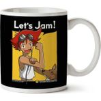 Art Hediye 01 Edward Cowboy Bebop'la Sıkışmak İki Tarafı Baskılı Kupa Bardak