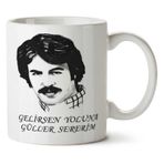 Art Hediye 01 Ferdi Tayfur Gelirsen Yoluna Güller Sererim Iki Tarafı Baskılı Kupa Bardak