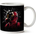 Art Hediye 01 Iron Man Paint Splatter İki Tarafı Baskılı Kupa Bardak