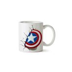 Art Hediye 02 Captain America Marvel İki Tarafı Baskılı Kupa Bardak