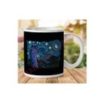 Art Hediye 1-1533 Lord Of The Rings Van Gogh Starry Hobbiton İki Tarafı Baskılı Kupa Bardak