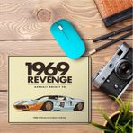 Art Hediye 1969 Revenge GT40 Classic Baskılı 23x19 cm Mouse Pad