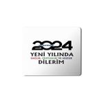 Art Hediye 2024 Mutlu Yıllar Yeni Yılında Huzur Dilerim 23x19 cm Mouse Pad