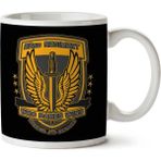 Art Hediye 22ND Regiment Insignia Cod 4 Modern Warfare Iki Tarafı Baskılı Kupa Bardak