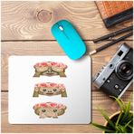 Art Hediye 3 Maymun Görmedim Duymadım Bilmiyom Baskılı 23x19 cm Mouse Pad