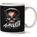 Art Hediye Alpha Boy Kuru Kafa 01 İki Tarafı Baskılı Kupa Bardak