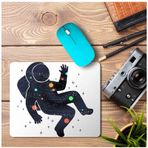 Art Hediye Astronot Uçan Astronot Uzay Baskılı 23x19 cm Mouse Pad