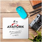 Art Hediye Atatürk 1881 1938 Baskılı 23x19 cm Mouse Pad