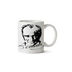 Art Hediye Atatürk İmza Baskılı Kupa Bardak