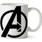 Art Hediye Avengers Superhero Logo Baskılı Kupa Bardak