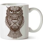 Art Hediye Baykuş Owl 002 İki Tarafı Baskılı Kupa Bardak