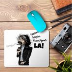 Art Hediye Behzat Ç Saçma Sapan Konuşma La 1 Baskılı 23x19 cm Mouse Pad