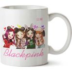 Art Hediye Blackpink Black Pink Anime.png Iki Tarafı Baskılı Kupa Bardak