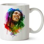 Art Hediye Bob Marley Renkli Baskılı Kupa Bardak