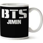 Art Hediye Bts Bangtan Boys-Jimin İki Tarafı Baskılı Kupa Bardak