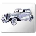 Art Hediye Carro Vintage Baskılı 23x19 cm Mouse Pad