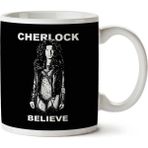 Art Hediye Cherlock Sherlock Holmes Cher İki Tarafı Baskılı Kupa Bardak