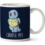 Art Hediye Choose Me Squirtle Pokemon Iki Tarafı Baskılı Kupa Bardak