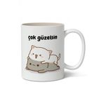Art Hediye Cok Guzelsin Baskili Kupa Bardak Baskili Kahve Kupa Bardak