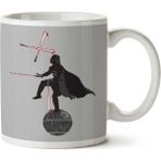 Art Hediye Darth Juggler Star Wars Vader Lightsaber Death Star İki Tarafı Baskılı Kupa Bardak