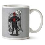 Art Hediye Deadpool Invincible Black Knight İki Tarafı Baskılı Kupa Bardak
