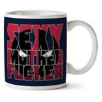 Art Hediye Deadpool Sexy Mother Fucker Iki Tarafı Baskılı Kupa Bardak