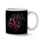 Art Hediye Deadpool Silahlar Mürekkep Sıçraması Iki Tarafı Baskılı Kupa Bardak
