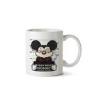 Art Hediye Desenho Mickey Mouse İki Tarafı Baskılı Beyaz Kupa