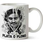 Art Hediye Escobar Plato O Plamo Baskılı Seramik Kupa Bardak