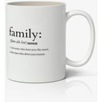 Art Hediye Family (Aile) Tasarımlı Kupa Bardak Baskılı Kahve Kupa