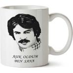 Art Hediye Ferdi Tayfur Aşık Oldum Ben Sana iki Tarafı Baskılı Kupa Bardak
