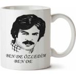 Art Hediye Ferdi Tayfur Bende Özledim Ben De iki Tarafı Baskılı Kupa Bardak