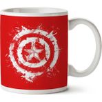Art Hediye Freedom Rising Captain America Iki Tarafı Baskılı Kupa Bardak