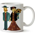 Art Hediye Frida Kahlo And Van Gogh İki Tarafı Baskılı Kupa Bardak