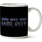 Art Hediye Game Over Man Bill Paxton Aliens İki Tarafı Baskılı Kupa Bardak
