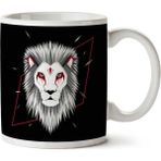 Art Hediye Graphic Design Jungle Lion İki Tarafı Baskılı Kupa Bardak