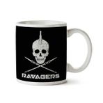 Art Hediye Guardians Of The Galaxy Ravagers Skull And Arrows İki Tarafı Baskılı Kupa Bardak