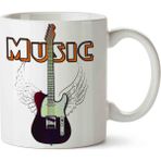 Art Hediye Guitar Music Gitar Müzik Kupa Bardak