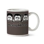 Art Hediye Heavy Metals Ağır Metal Periyodik Cetvel İki Tarafı Baskılı Kupa Bardak