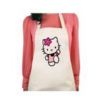ART HEDİYE Hello Kitty Kalıcı Baskılı Su Itici Özellikli Yıkanabilir Mutfak Önlüğü