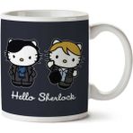 Art Hediye Hello Sherlock Watson İki Tarafı Baskılı Kupa Bardak