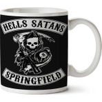 Art Hediye Hells Satans By İki Tarafı Baskılı Kupa Bardak